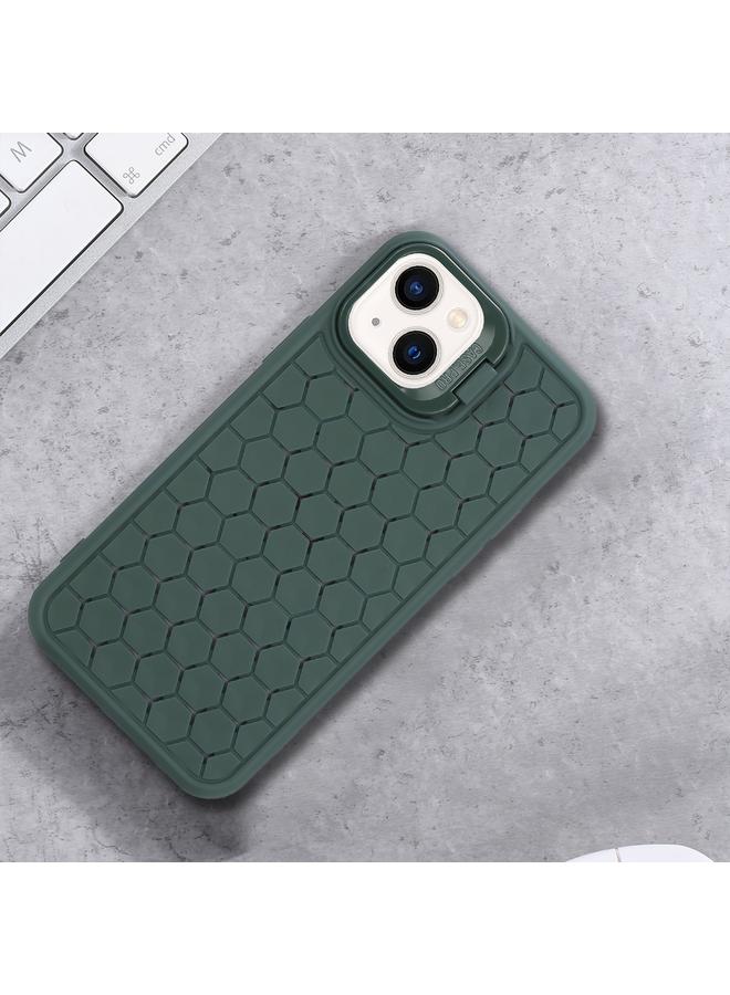 S-TOP Case For iPhone 15 Plus Honeycomb Radiating Lens Holder TPU Phone Case - Image 2