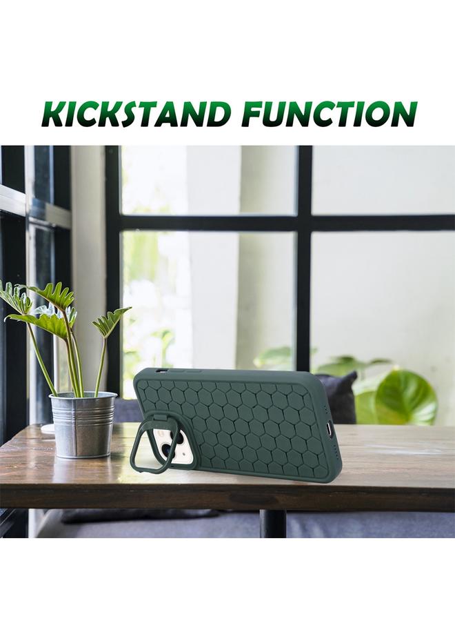 S-TOP Case For iPhone 15 Plus Honeycomb Radiating Lens Holder TPU Phone Case - Image 3