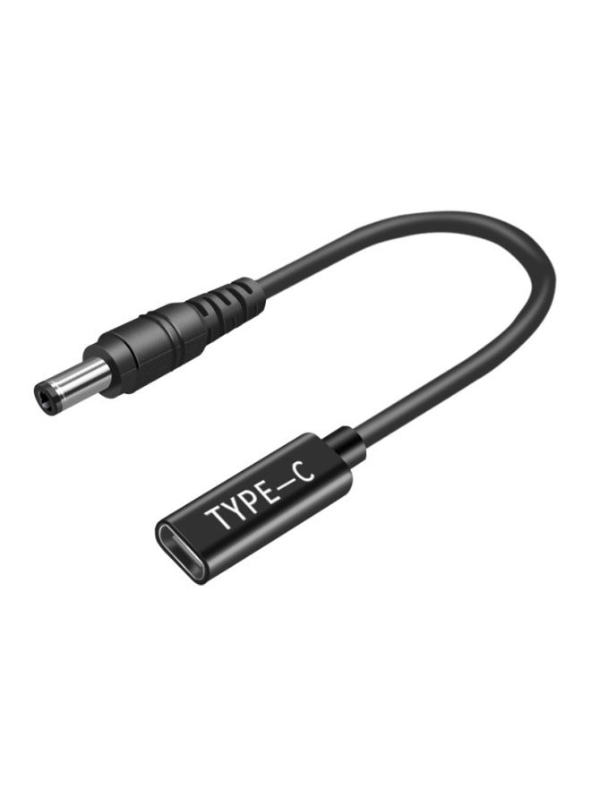 PD Laptop Power TyPec Female To 5521 Laptop Power Adapter Tricking Fast Charging Line-Color:TypeC Female To 5521 Short Line 65W  - Image 1