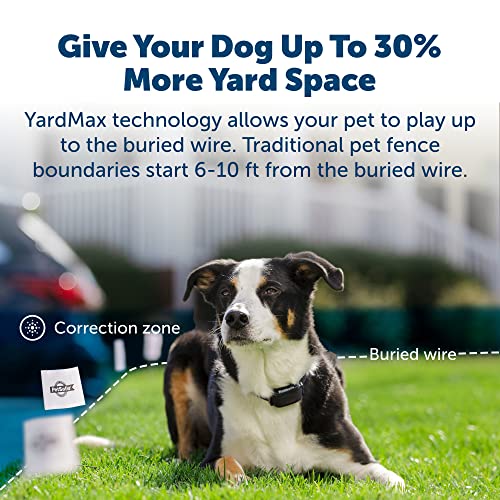 PetSafe YardMax Rechargeable In-Ground Dog Fence (500 Ft 1/3 Acre), Underground Dog Containment Kit, Covers Up to 10 Acres, Electric Pet Collar, from The Parent Company of Invisible Fence Brand - Image 2