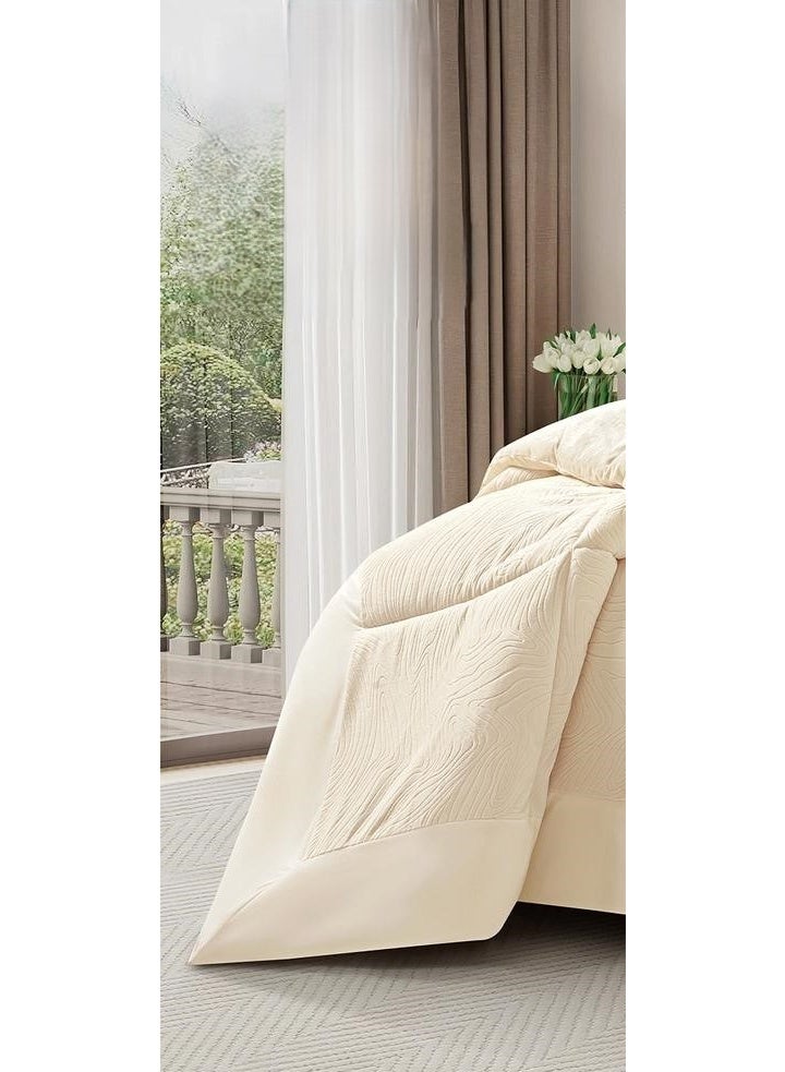 Silk Luxurious winter  bedspread, embroidered with soft velvet and fur to keep you warm - Image 2