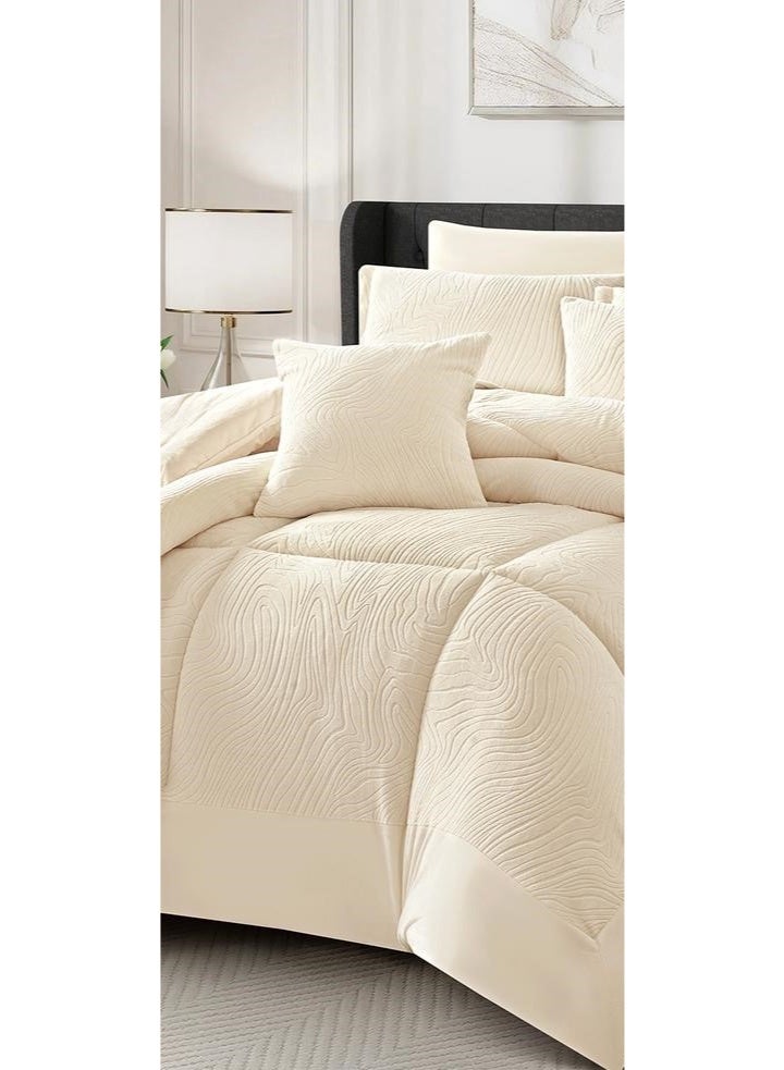 Silk Luxurious winter  bedspread, embroidered with soft velvet and fur to keep you warm - Image 3