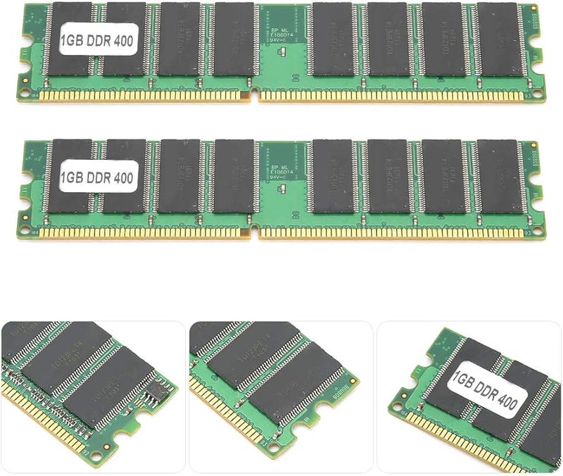 PC3200 DDR 400MHz 1GB Desktop Memory Module Double Sided - Image 1