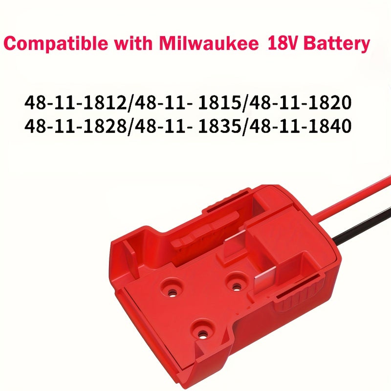 2 Pcs Adapter Compatible With 18v Battery Conversion Kit With Fuse And Switch Wire Terminals No Battery Included - Image 4