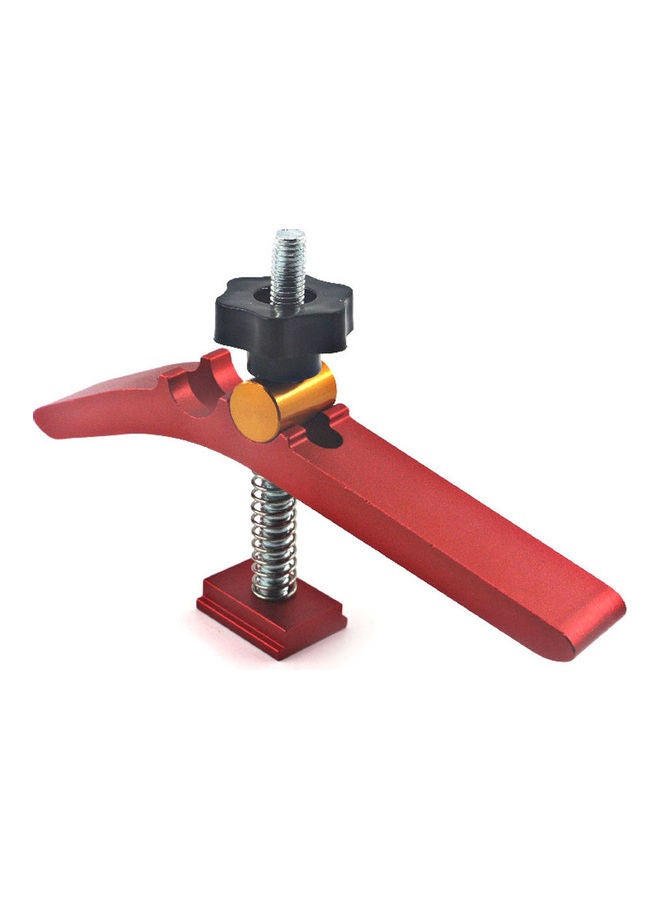 Red/Silver T-Slot Aluminum Alloy Quick Clamp - Image 1