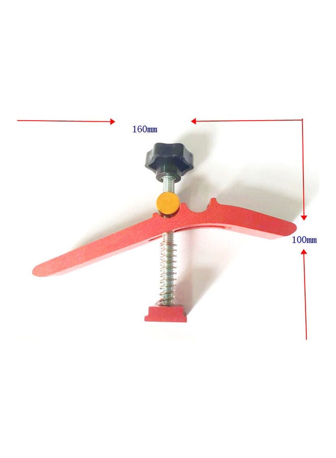 Red/Silver T-Slot Aluminum Alloy Quick Clamp - Image 2