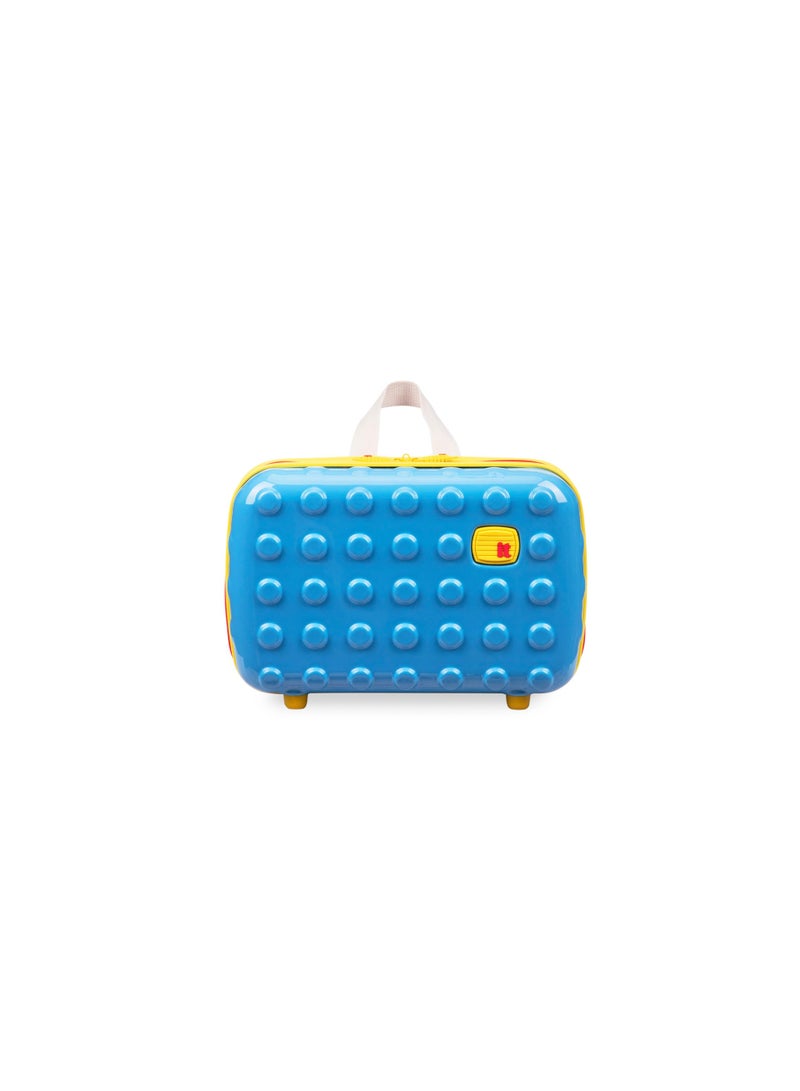 it Luggage حقيبة سفر للأطفال من طراز بوبل بلوك، معتمدة من مجلس رعاية الغابات، حقيبة سفر للجنسين، حقيبة يد للأطفال بتصميم فقاعي، غلاف خارجي صلب من مادة ABS، سعة 32 لترًا، وزن 2.73 كجم (لون بوني الأزرق) - Image 5