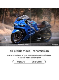 Generic DP to HDMI Adapter HDR 4K@60Hz Gold Plated Displayport 1.4 to HDMI Adapter Male to Female Support 4K@60Hz 2K@120Hz 1080P@144Hz Compatible with PC Laptop Eyefinity Multi Display Driver Free  - Image 4
