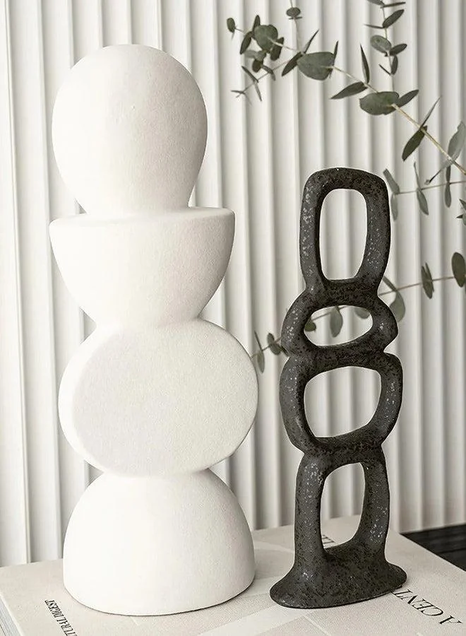 KNOT HOME Tetra Laurian Bundle Stack & Outline Sculpture Knot Home Designer Accessory for Bedroom Living Dining Room Office Area Décor