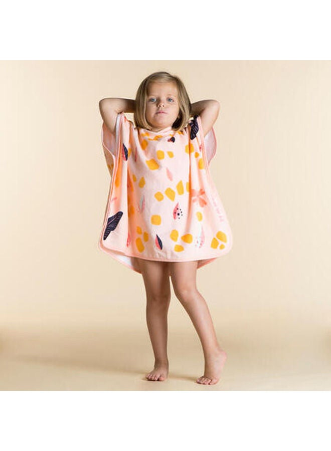 NABAIJI Bath Poncho Cotton Giraffe Print 1-3 Year - Image 2