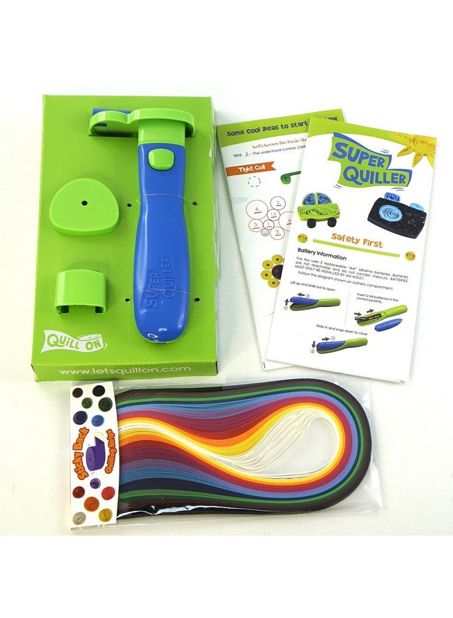 كويل أون - سوبر كويلر - أداة لف الورق الآلية متعددة الوظائف - أزرق - Image 2