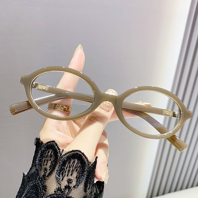 Presbyoscopic Glasses Women'S Same-Style Nerd Black Frame Small Frame Men'S Anti-Blue Light Advanced Glasses Frame Metal Tooth Presbyoscopic Glasses - Image 5