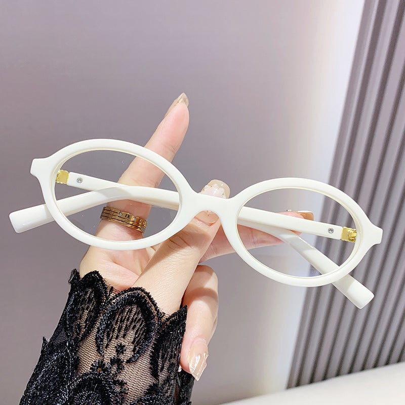Presbyoscopic Glasses Women'S Same-Style Nerd Black Frame Small Frame Men'S Anti-Blue Light Advanced Glasses Frame Metal Tooth Presbyoscopic Glasses - Image 3