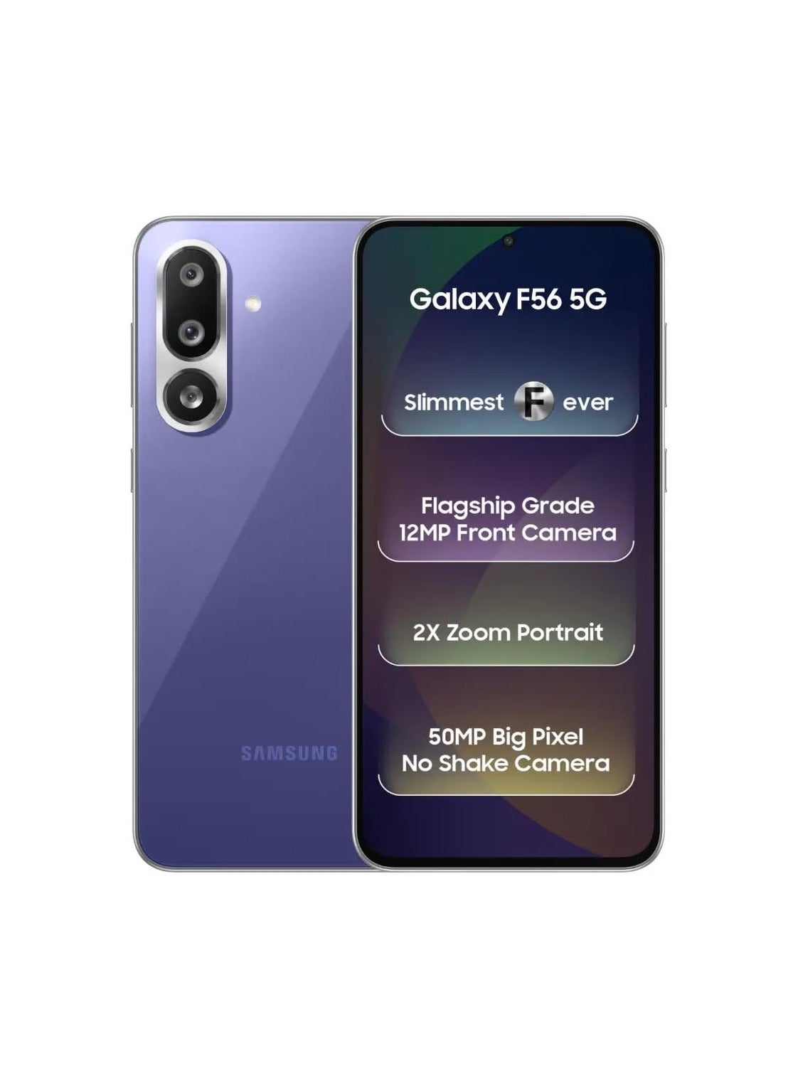 Samsung Galaxy F56 5G (Violet, 8GB RAM, 256GB Storage) | Super AMOLED+ 120Hz Display | AI Features | 50MP Triple Camera | 5000 mAh Battery