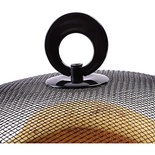 Juvale Mesh Fruit Basket with Lid - 10 in Round Black Iron Mesh, 2 Pack - Covered Bowl & Wire Basket for Countertop - Fruit Fly Proof Produce Keeper - Image 5
