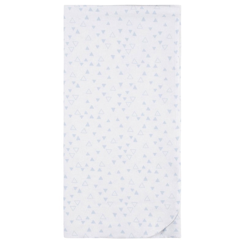 Gerber Boys Newborn Infant Baby Toddler Nursery 100% Cotton Flannel Receiving Swaddle Blanket, Critters Blue, Pack of 5 - Image 4