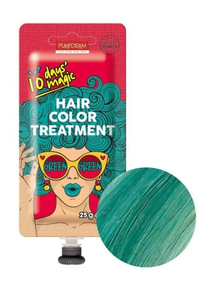 بيور ديرم بيورديرم صبغة شعر مؤقتة باللون الأخضر - 25 جرام
