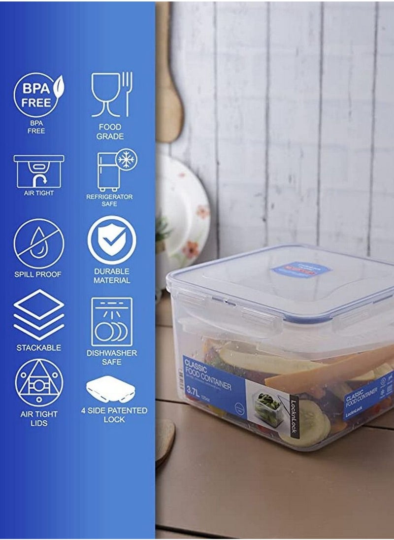 LOCK & LOCK - SQUARE FOOD CONTAINER 3.7 L - Image 1