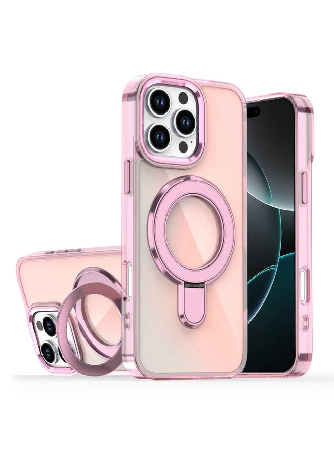 اس-توب جراب لهاتف iPhone 16 Pro Max مطلي بألوان متدرجة مع حامل MagSafe - Image 1