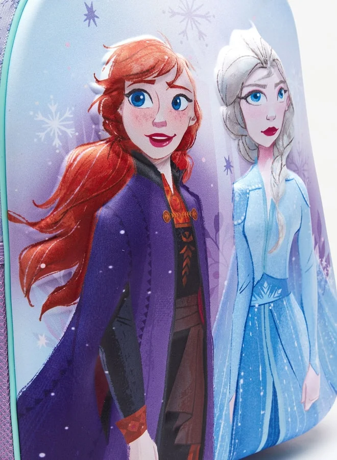 ديزني Frozen Print Backpack with Adjustable Shoulder Straps