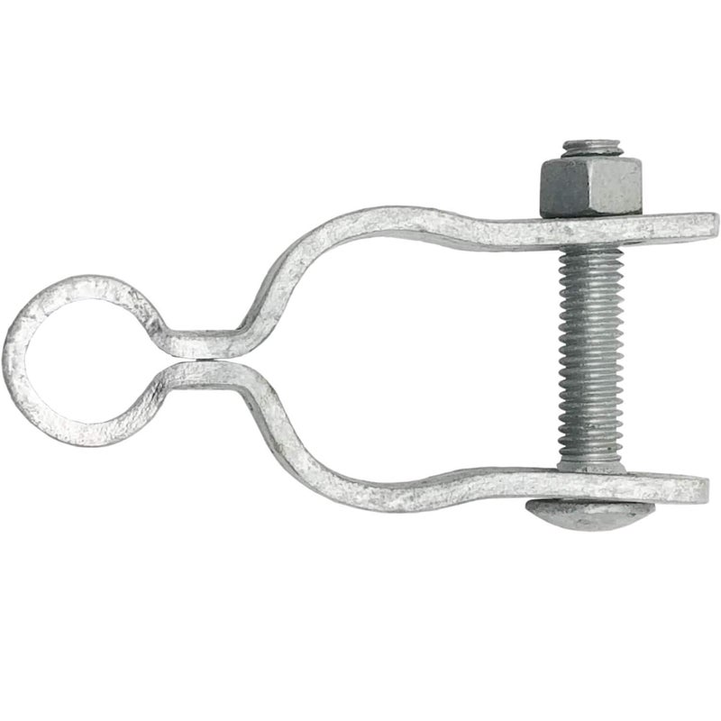 Jake Sales 1-7/8Inches Chain Link Fence Gate Frame Hinge - Use For 1-7/8Inches Outside Diameter Post/Pipe - Galvanized Chain Link Post Gate Frame Hinge - Nut/Bolt Included For Hinge - Image 5