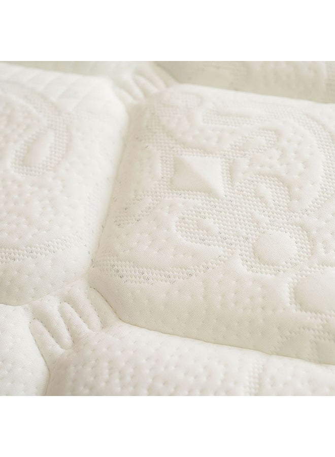 Danube Home Sense Visco Gel Memory Foam Pocket Spring Mattress Plush Feel Super King Bed Mattress Spine Balance For Pressure Relief L200xW200 cm Thickness 32 cm White/Grey - Image 4