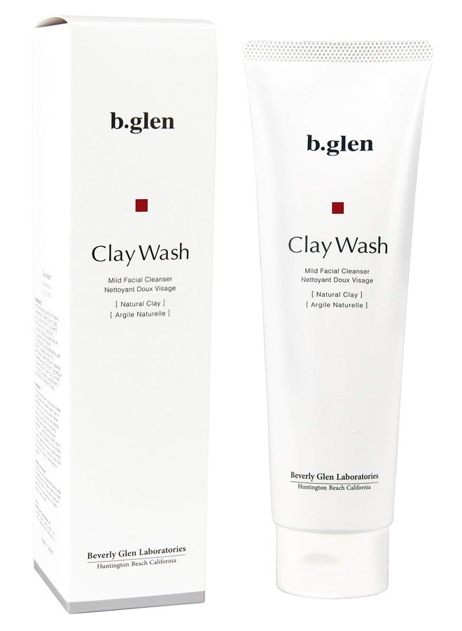 b.glen Clay Wash - Non-Foaming Face Wash for Men & Women from Japan with Hyaluronic Acid - Bentonite Clay - Helps for Dry Skin, Acne, Blackhead, Clogged Pores - Image 1