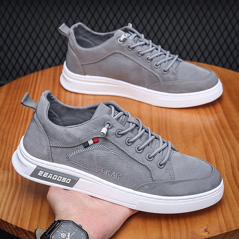 2022 New Mens Beijing Cloth Shoes Breathable Casual Slip-On Canvas Sneakers Grey T31