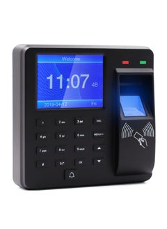 Generic 2.4 Inch Display Screen Access Control Time Attendance Machine Fingerprint/Password/ID Card Recognition Time Clock Employee Checking-in Recorder Multi-language Support U Disk Export Report  - Image 2