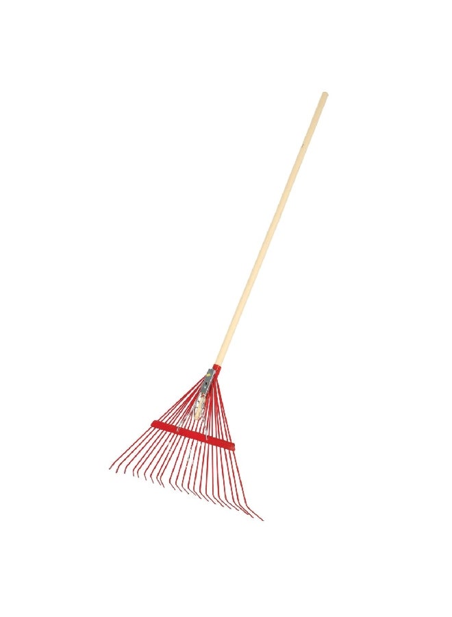 ACE Ribbed Construction Springback Steel Rake Red 24 Inch CY-SR24 - Image 2
