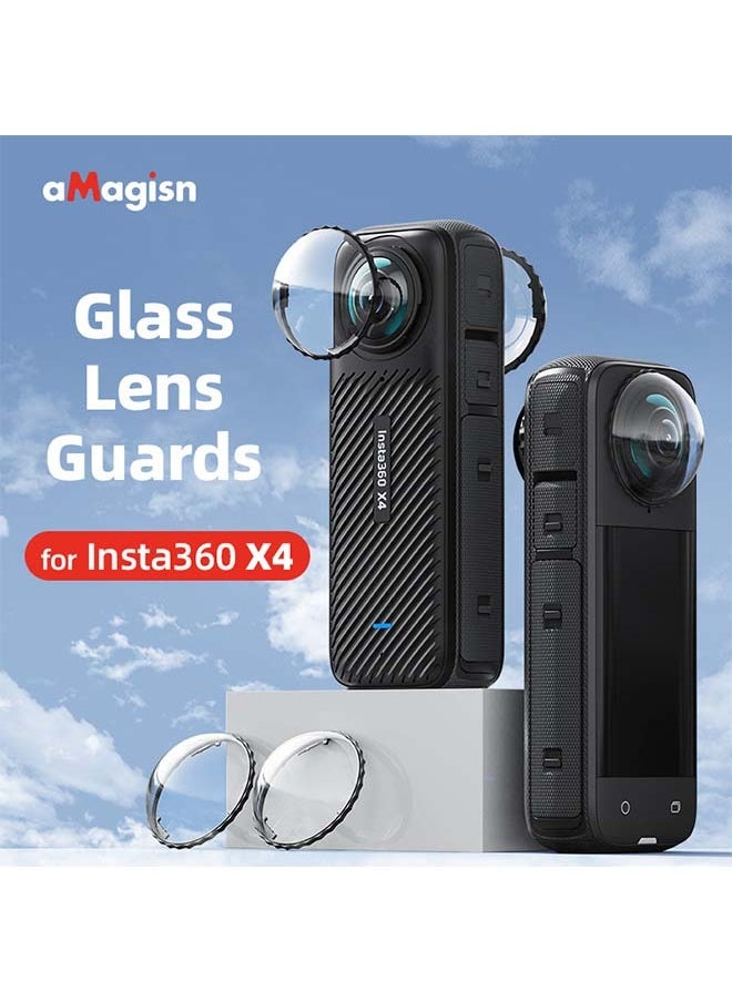 aMagisn Premium Lens Glass Protective Lenses and Cleaning Cloth for Insta360 X4 - Essential Protection Accessories for Insta360 X4 Action Camera (2 Lens Protective Lenses and 1 Cleaning Cloth) - pzsku/ZECF7459C776B78BA135BZ/45/_/1731330165/64ca863f-41b0-4a01-8339-0e5acd5c3e84