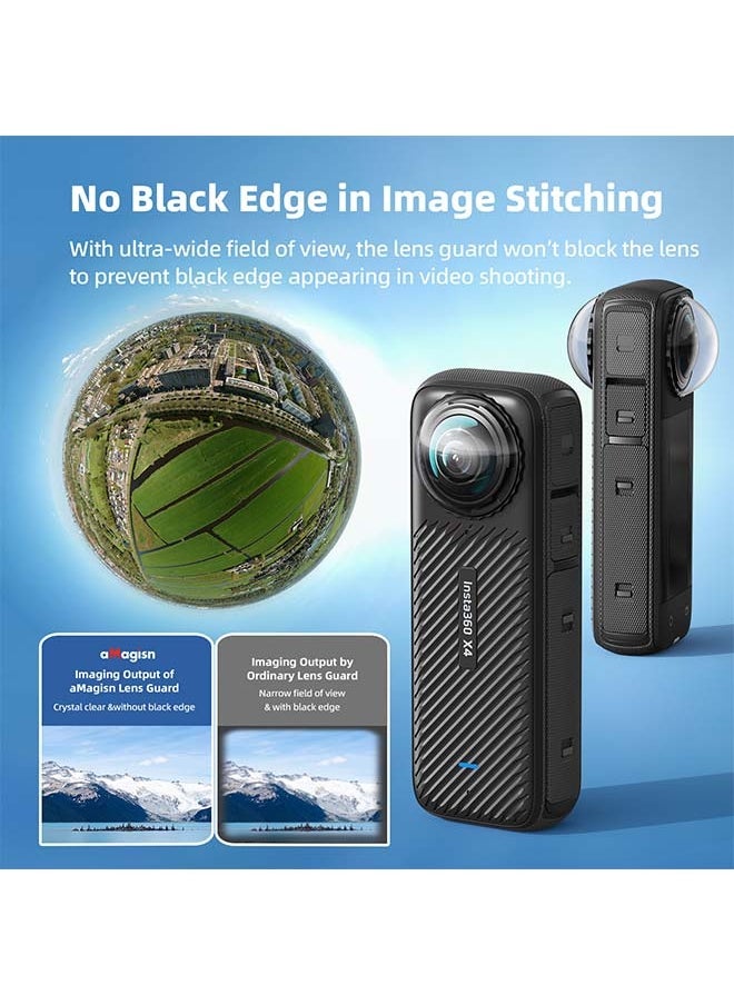 aMagisn Premium Lens Glass Protective Lenses and Cleaning Cloth for Insta360 X4 - Essential Protection Accessories for Insta360 X4 Action Camera (2 Lens Protective Lenses and 1 Cleaning Cloth) - pzsku/ZECF7459C776B78BA135BZ/45/_/1731330206/5b556645-54b9-4b07-a0e3-30c907fccfdc