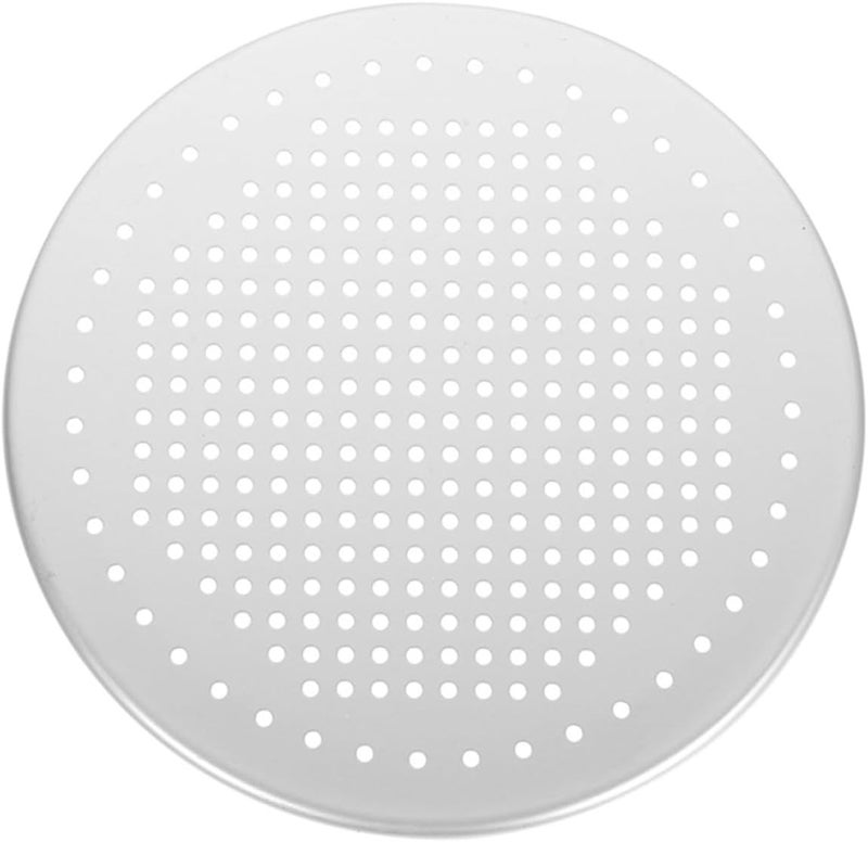 GALPADA Perforated round Pizza Pan 33.8cm Aluminum Wear-resistant Oven Baking Tray for Crunchy Base Home Kitchen Use - Image 1