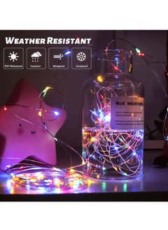 TYCOM Tycom LED Copper Wire String Lights with Remote Control - Outdoor Festival Decoration Lantern - USB Plug in Copper Wired Lights for Decoration, 10 Meter Long 100 Lights Mix Colour.  - Image 2