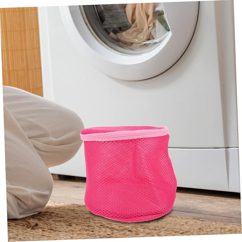 BESPORTBLE 4 قطع أكياس غسيل الملابس مزدوجة الطبقات شبكية تصميم زهري مدمج للغسالة والغسيل اليدوي - Image 4