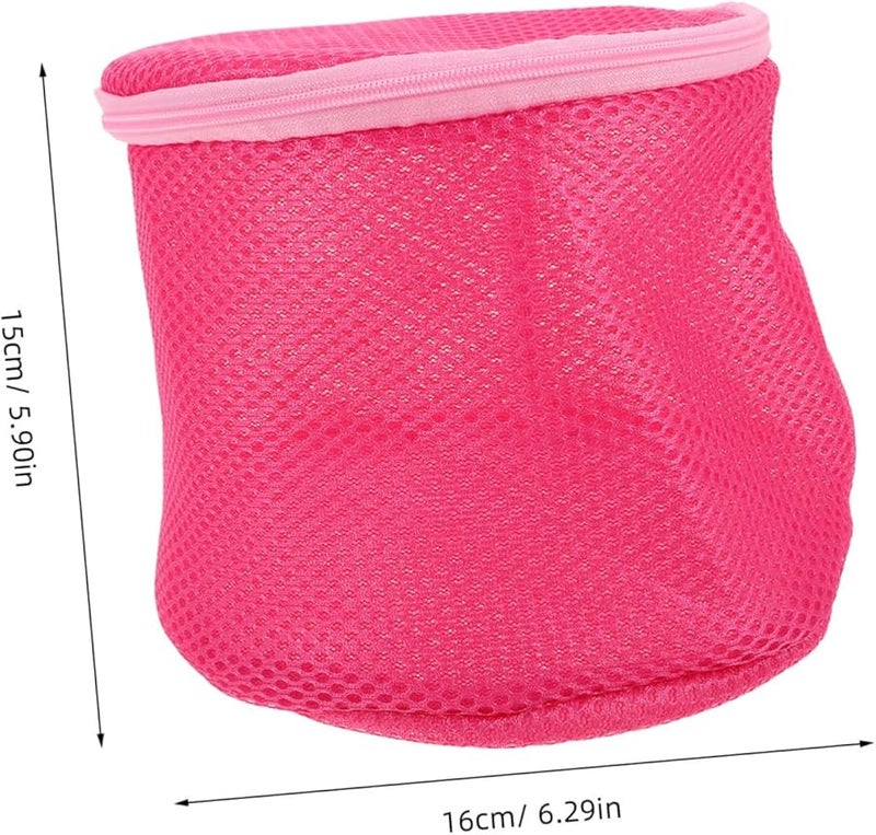 BESPORTBLE 4 قطع أكياس غسيل الملابس مزدوجة الطبقات شبكية تصميم زهري مدمج للغسالة والغسيل اليدوي - Image 2