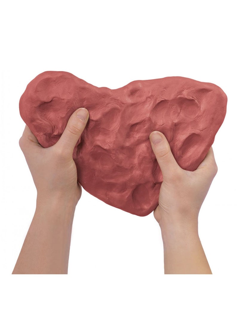 JOVI 1-Piece Air Dry Modelling Clay 1000gm Terracotta Brown - Image 2