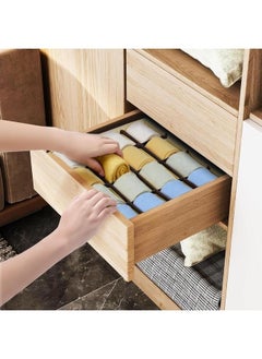 4-Piece Simplized Closet Underwear Organizers Set Beige -Sock Drawer Organizer Divider Underwear Organizer Fabric Dresser Drawer - pzsku/ZECF7A40499D0876A1D78Z/45/_/1731232201/eeede8b4-4b98-47ba-9a00-22ba5ef18751