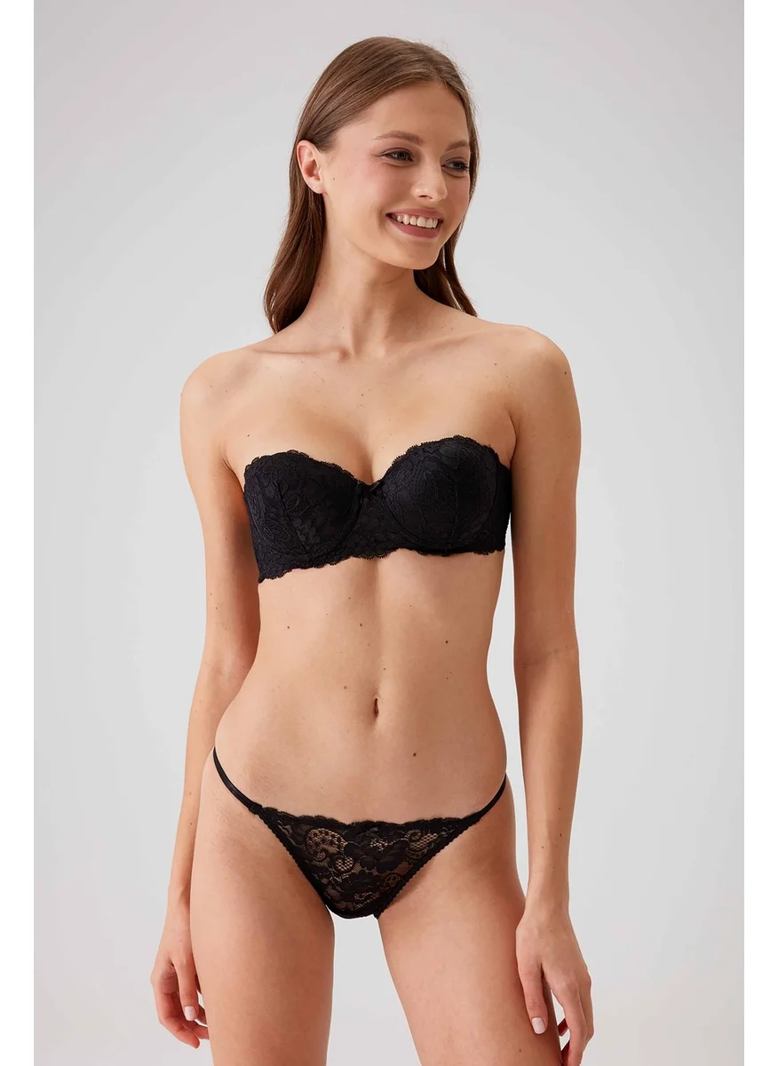 بيير كاردان 4032 Ann Supported Starapless Bra Panty Set