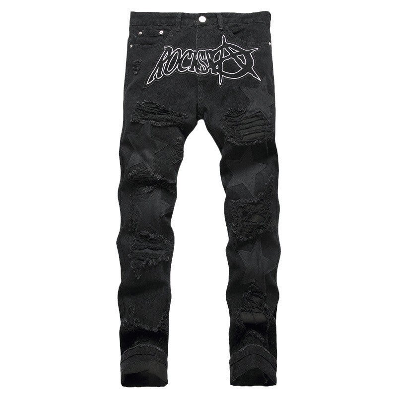 Unisex Classic Denim Jeans Loose Fit Daily Outdoor Wear - Image 5
