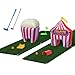 Flybar FunPark Inflatable Mini Golf Set 13Piece Course with Adjustable Clubs Balls Putting Cups Green Mats and Themed Obstacles for Indoor or Outdoor Play Active Game for Boys ANG Girls Ages 6 - Image 2