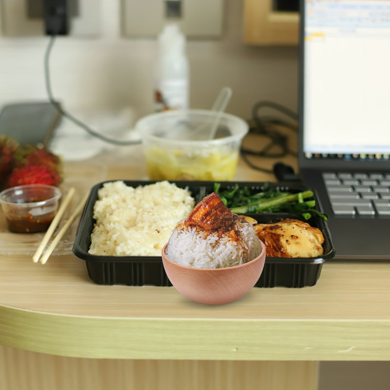 Salad Bowl Food-grade Serving Bowl Portable Fruit Bowl - Image 5