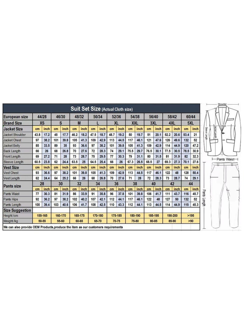 Shougu Business Suit Slim Fit Formal Attire Set  - Image 2
