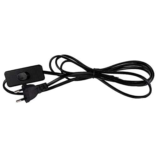 Homenique 2Pin Plugin Light Fitting Long Wire CableCord for Table Lamps Home Decor 2 Meter Long Power Cable for Multipurpose Uses - Image 4