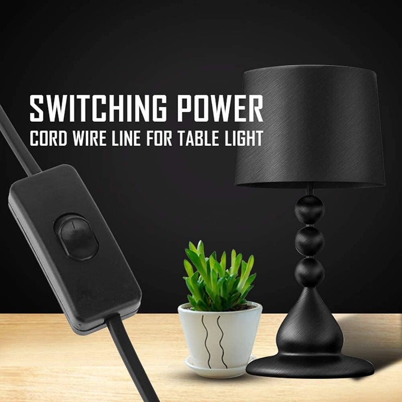 Homenique 2Pin Plugin Light Fitting Long Wire CableCord for Table Lamps Home Decor 2 Meter Long Power Cable for Multipurpose Uses - Image 5