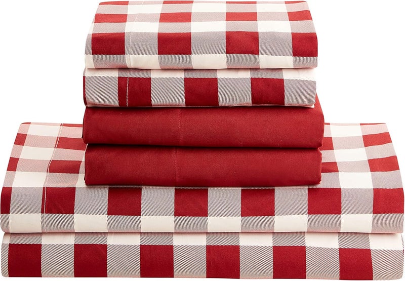 Clara Clark Bed Sheet Set with Extra Set Pillowcases, Premier 1800 Collection, Wrinkle, Fade & Stain Resistant, - Image 3