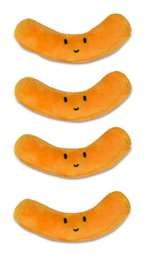 iscream Kraft Macaroni & Cheese 6.5" x 6" Pillow Set with 4 Plushie Macaroni Mini Pillows - Microwave Package - Image 3