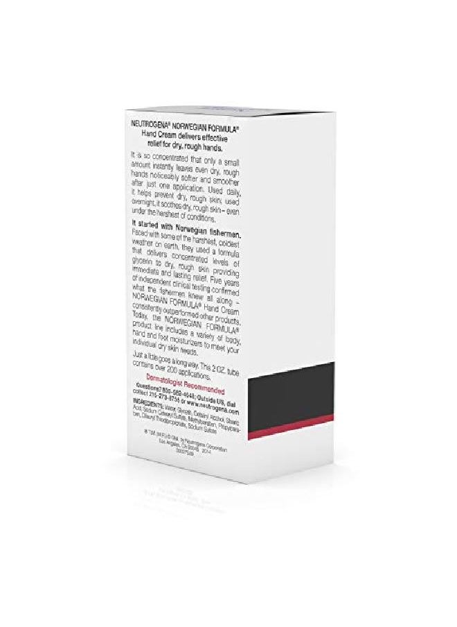 Neutrogena - Norwegian Formula Moisturizing Hand Cream Formulated With Glycerin For Dry, Rough Hands, Fragrancefree Intensive Hand Lotion, 2 Oz - Image 1