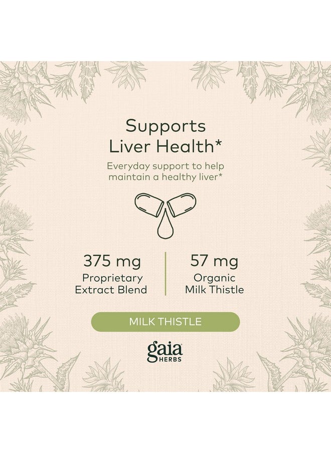 Gaia Herbs Liver Health - Liver Supplement with Milk Thistle, Turmeric Root with Curcuminoids,Schisandra, and Licorice Root for Liver and Cleanse Support-60 Vegan Liquid Phyto-Capsules(30-Day Supply)