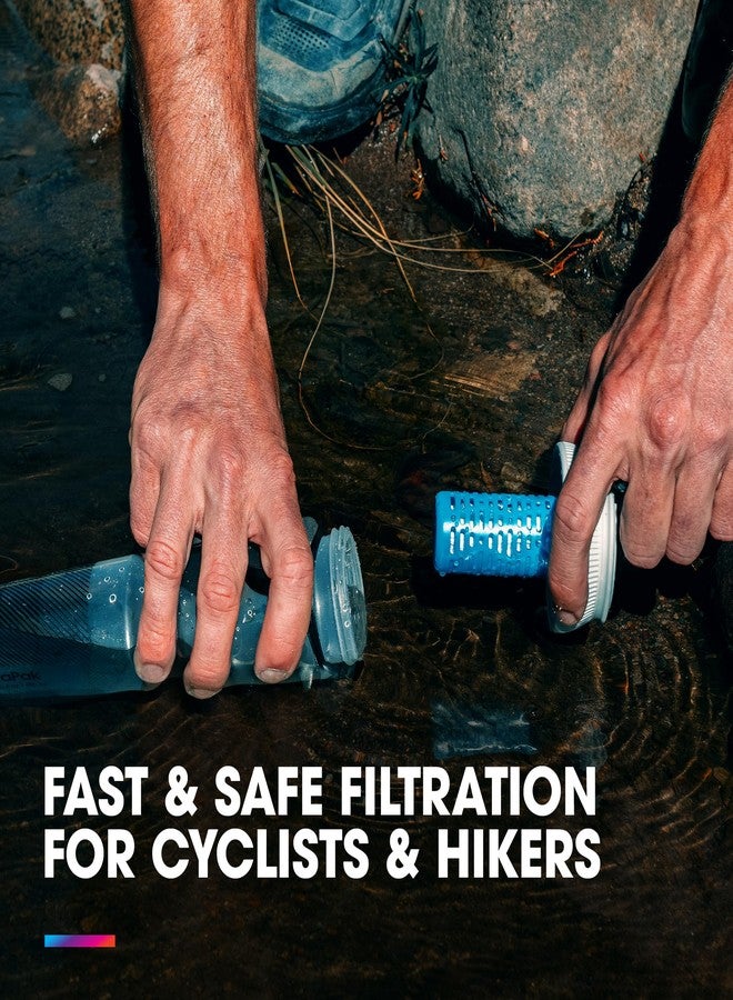 هيدراباك غطاء فلتر HydraPak Breakaway+ - ملحق لتنقية المياه - تدفق سريع - يناسب زجاجات الضغط للدراجات والرياضة، مثالي لركوب الدراجات والأنشطة الخارجية والسفر والاستعداد للطوارئ - Image 2
